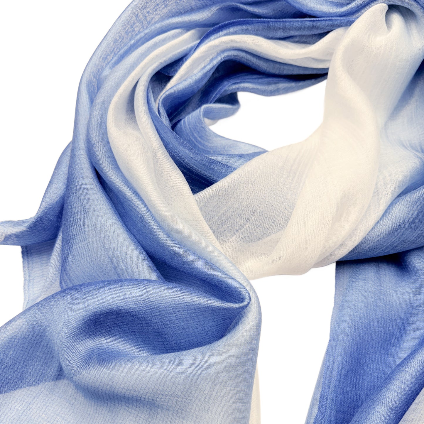 Enceladus Scarf Silk Wool | Gradient Ombré Scarf