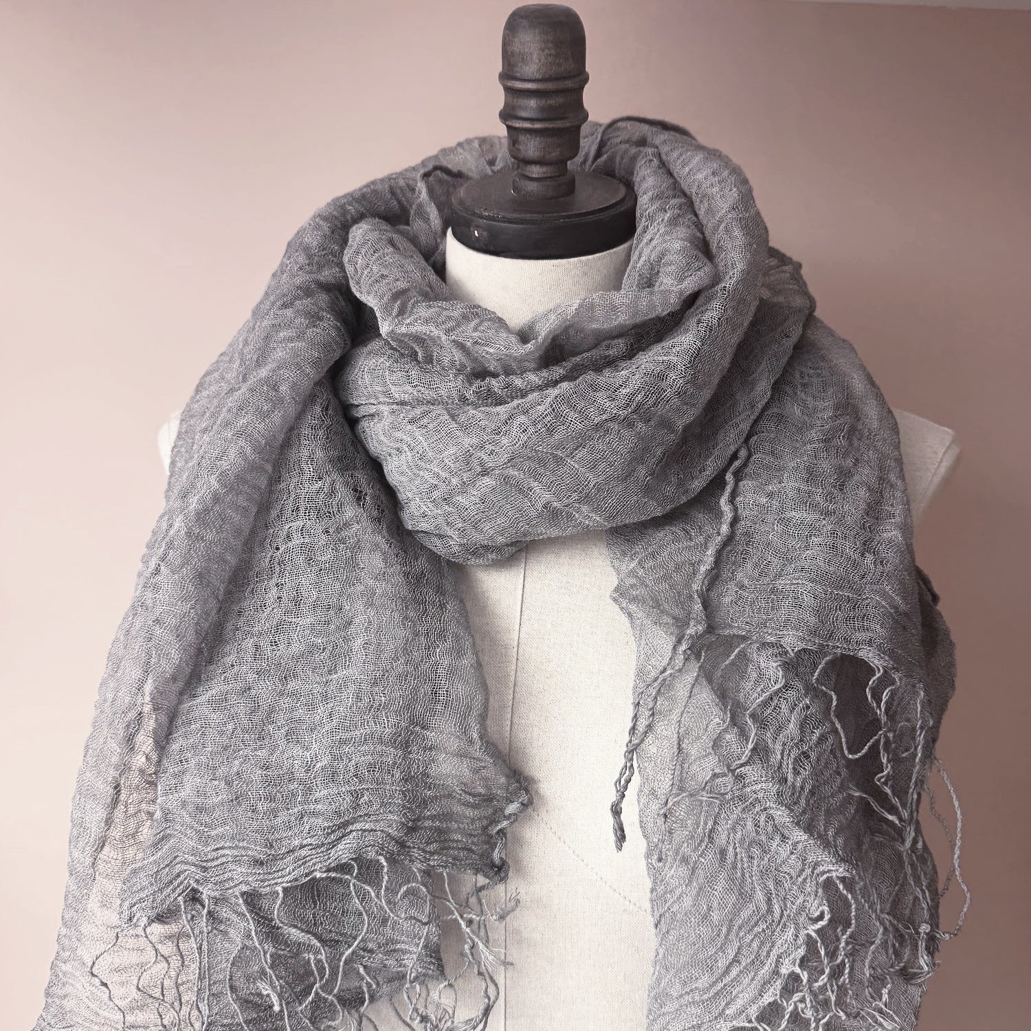 Summer linen scarves made in Canada Shop 100% linen summer