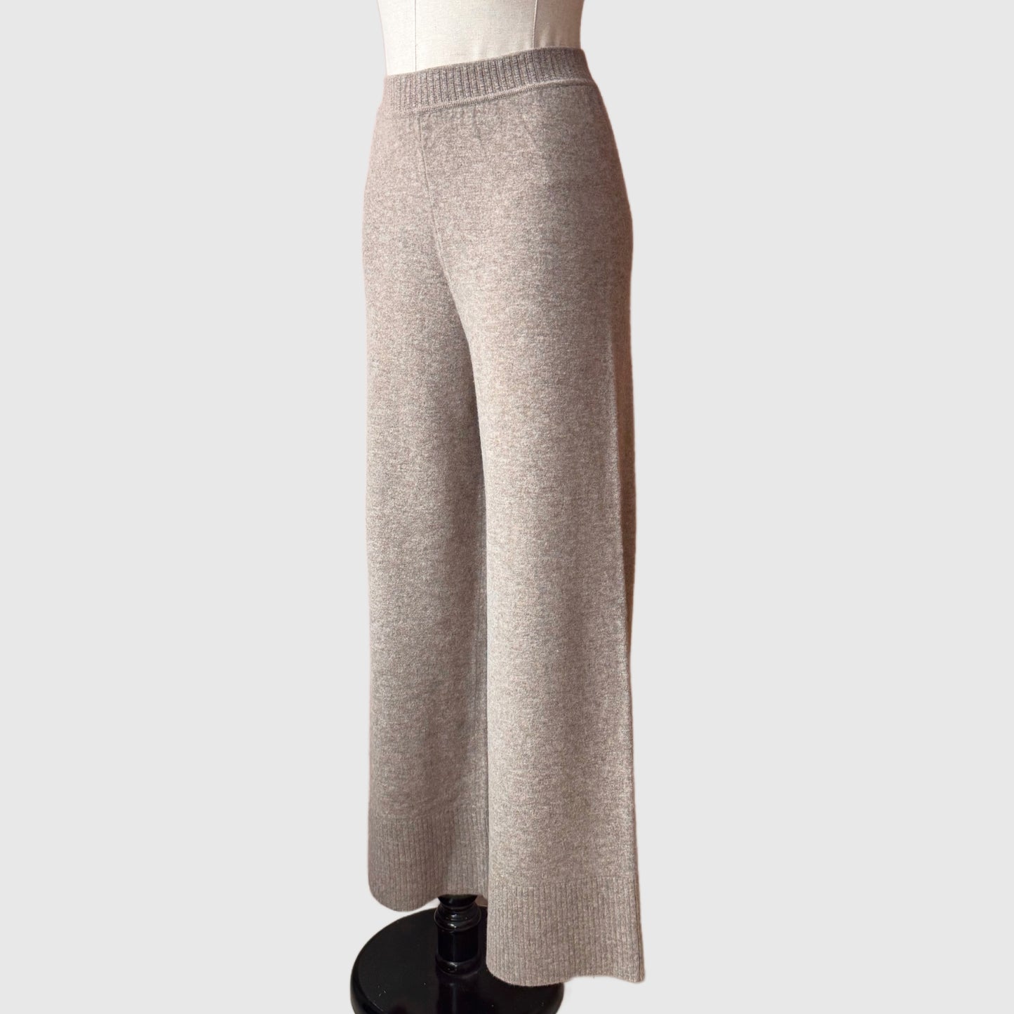 Wide Leg Merino Wool Pants High Waist | 5 Colors | Women’s knitwear
