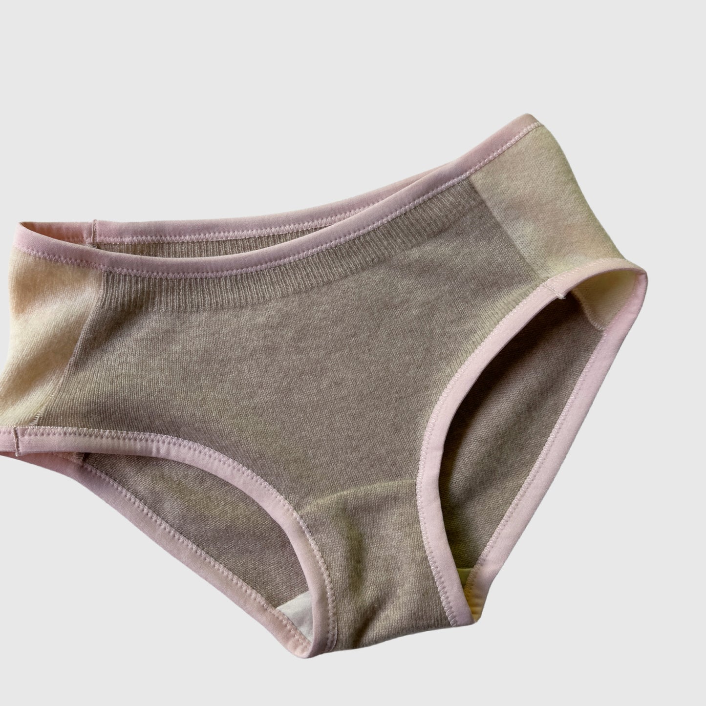 neutral cashmere lingerie for women, shop natural cashmere underwear for women, made in Canada cashmere wool lingerie