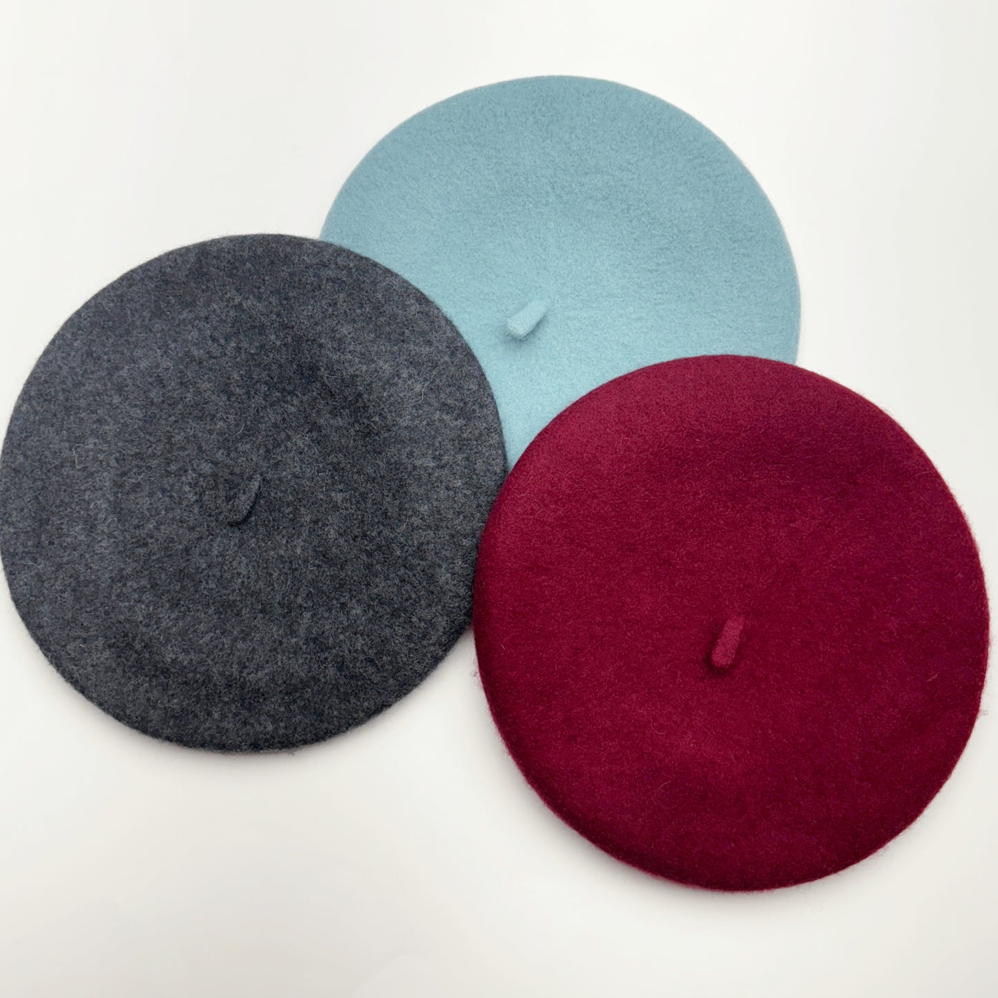 Felted Wool Beret | French Wool Hat | 20 + colors