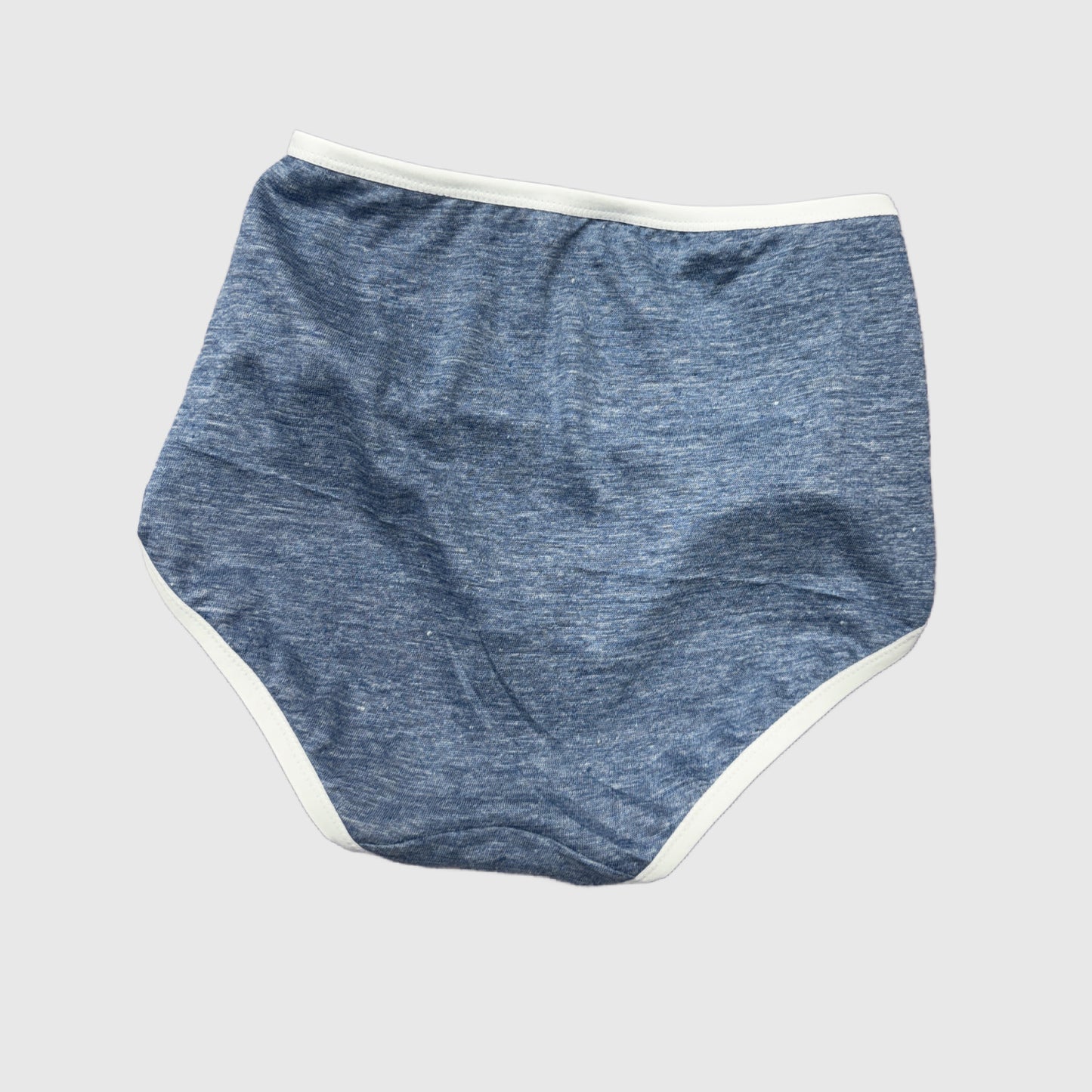 High waist linen french brief | Natural linen underwear for women