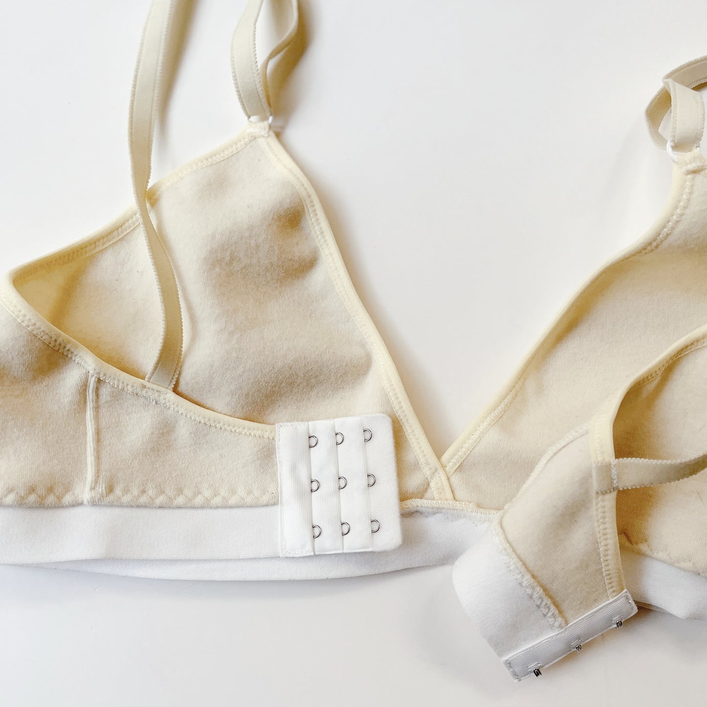 Natural or Off-White Merino wool bra all sizes | Ready-To-Ship