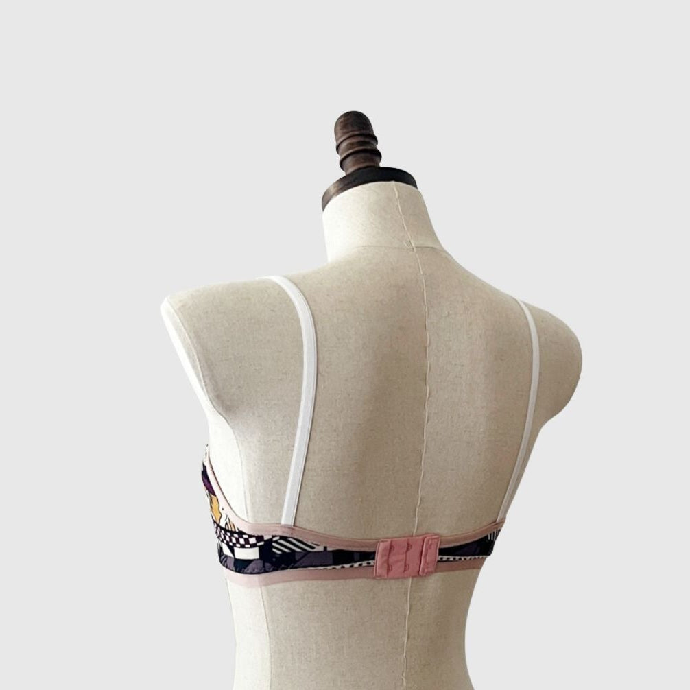 Handmade Triangle bra panties set made in Canada | Shop Canadian made lingerie
