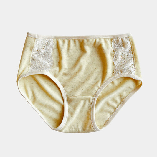 cream Linen panty brief women's | Shop 100% linen underwear | Made in Canada