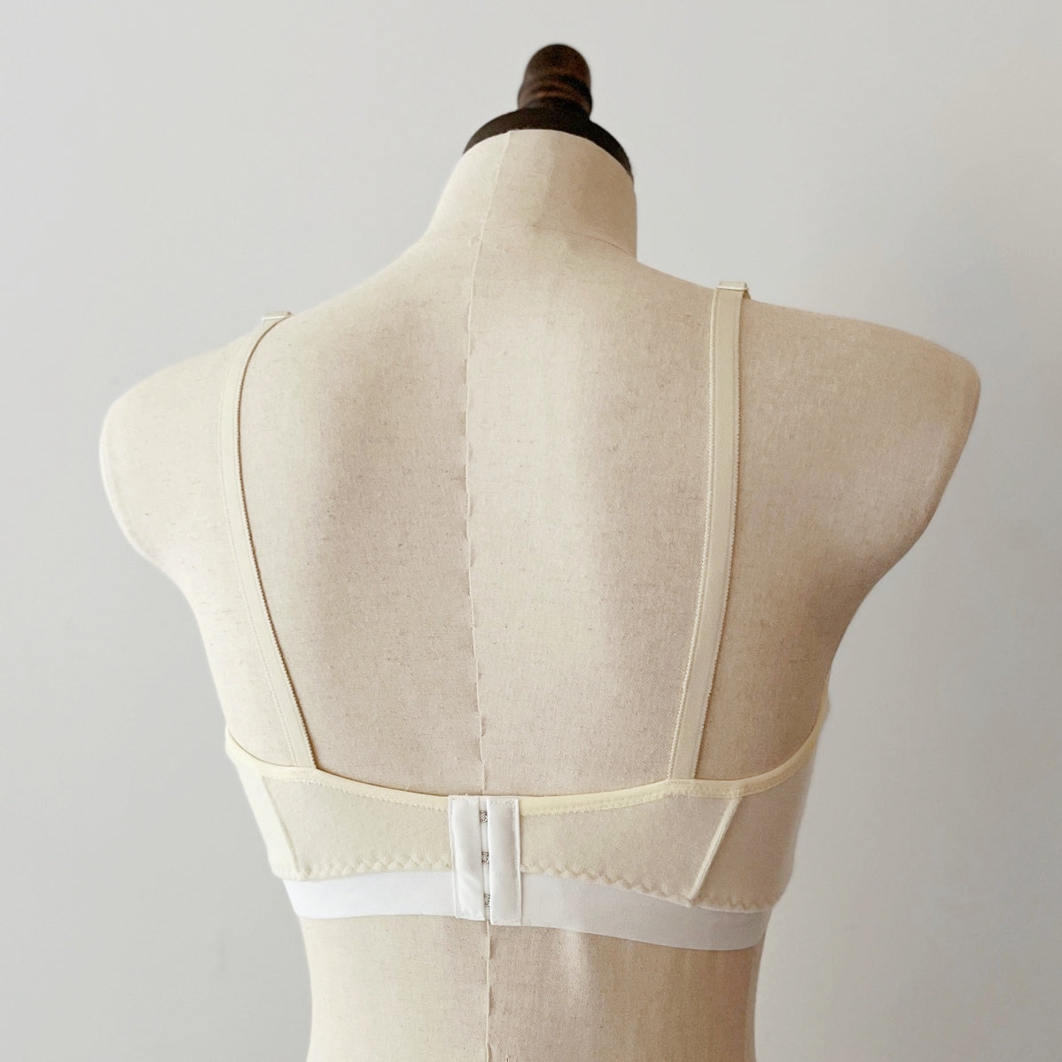 Natural Merino wool bra size Large cup C | Ready-To-Ship
