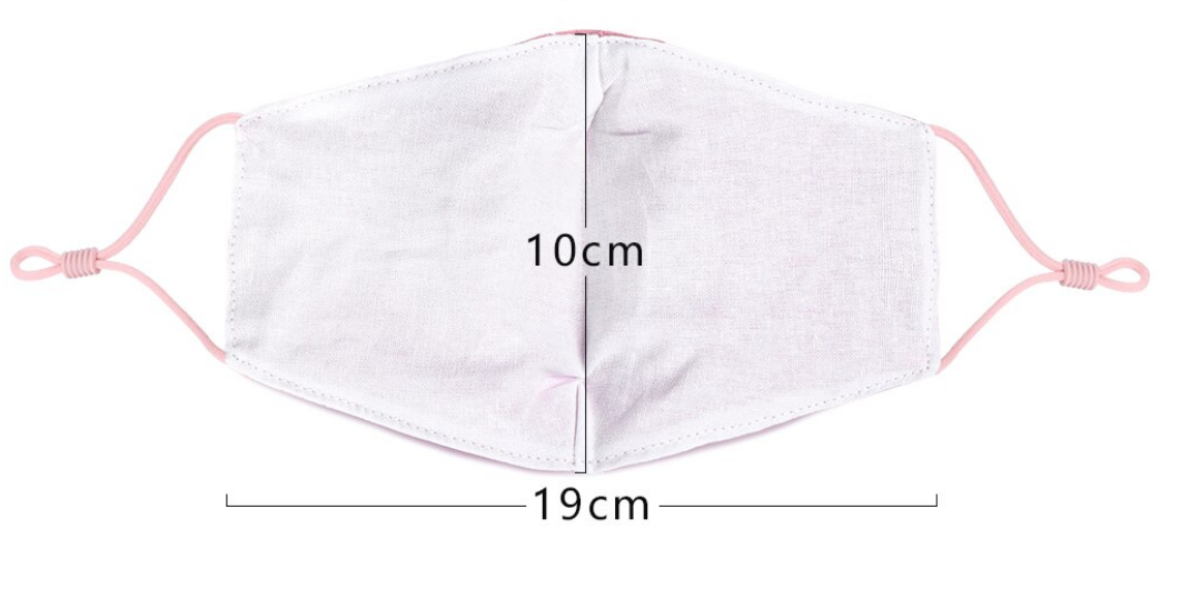 natural cotton face cover for children