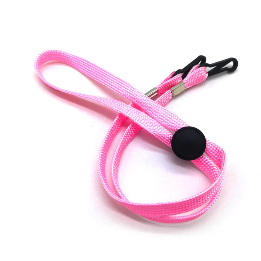 pink lanyard for mask