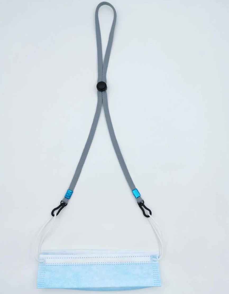 grey lanyard for face masks