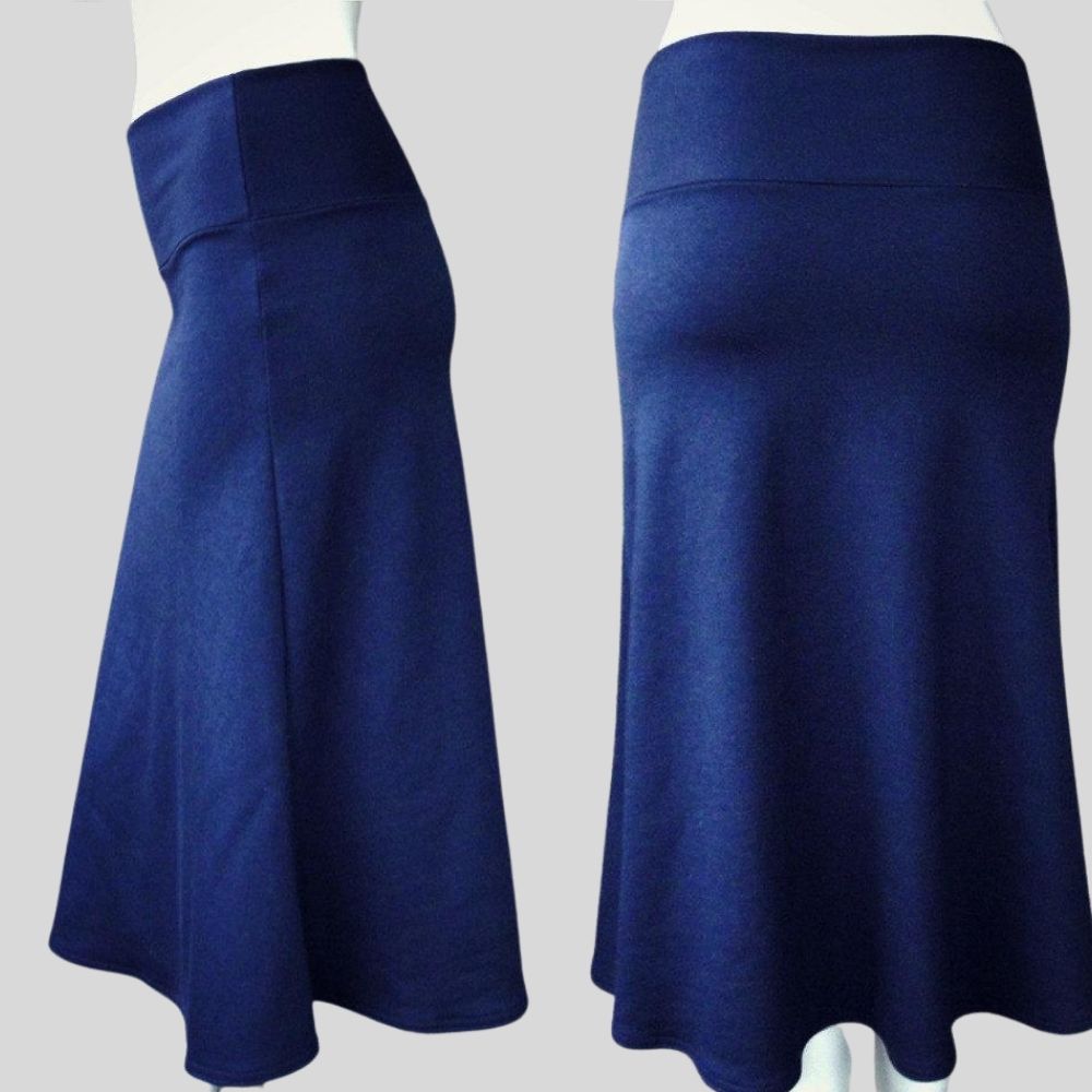 Midi summer skirt Canada | Organic cotton skirts made in Canada | Econica