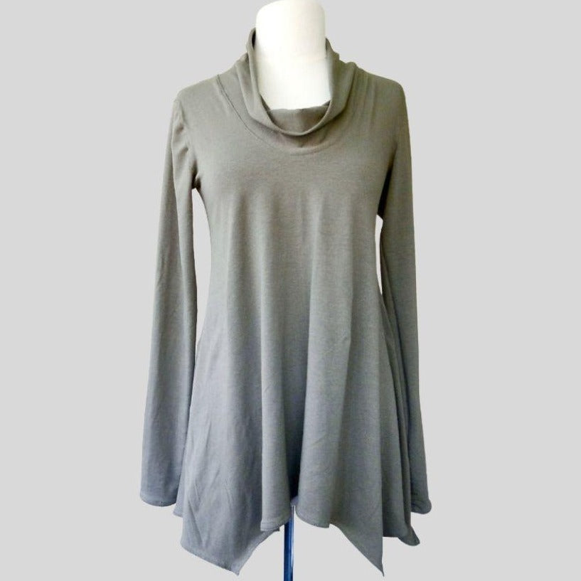 wool tunic top | Made in Canada organic women's shirts and tunics | Econica