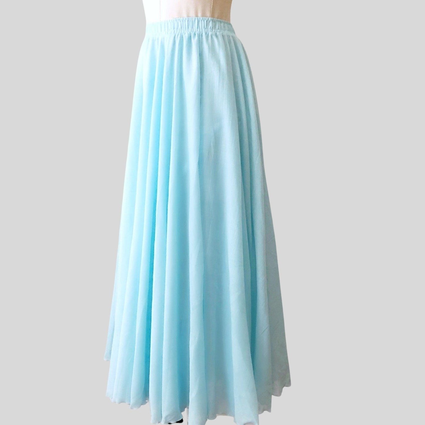 Long flare skirt