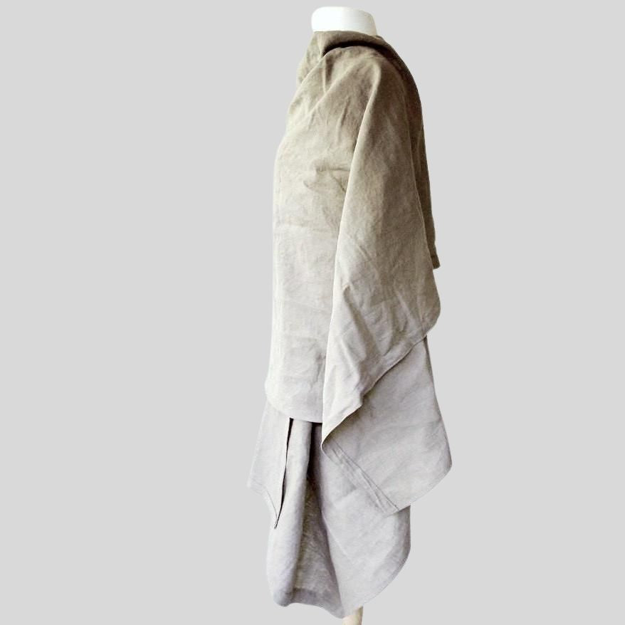 Shop Natural linen scarf Canada | Econica linen