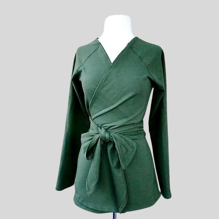 wrap top for women | Buy organic cotton wrap top