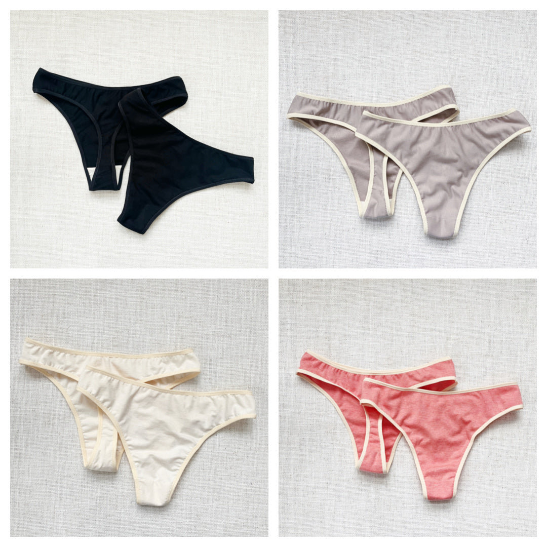 merino wool thong underwear for women | Made in Canada panties