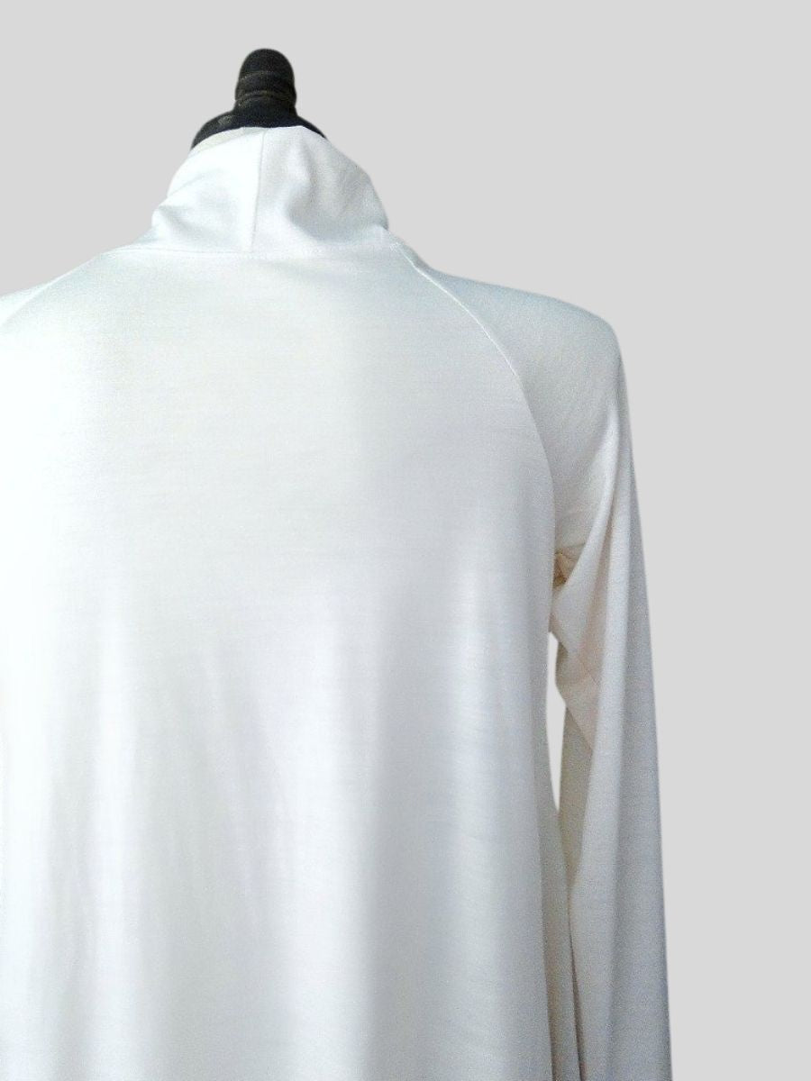 Natural Merino wool cardigan | Made in Canada | Shop oversized women's cardigans