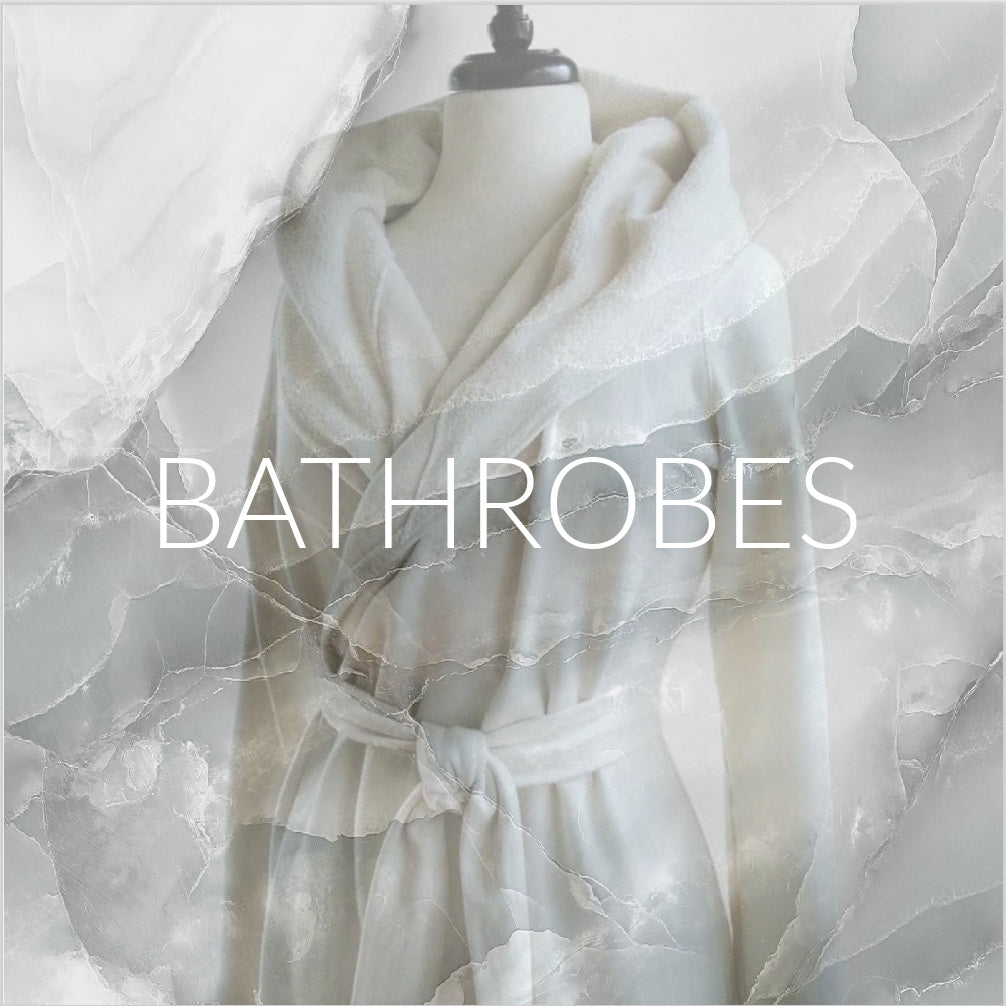 Long organic cotton bath robes for women | Shop organic women's robes | Econica 