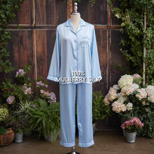 pure silk pjs pajamas women’s 