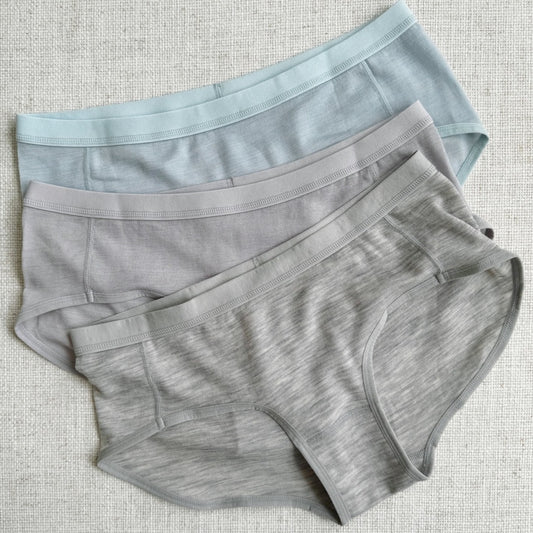 merino wool underwear for women, made in Canada merino wool boyshorts