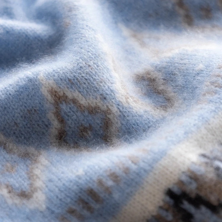 Nordic Cashmere Fair Isle Sweater - 100% Cashmere