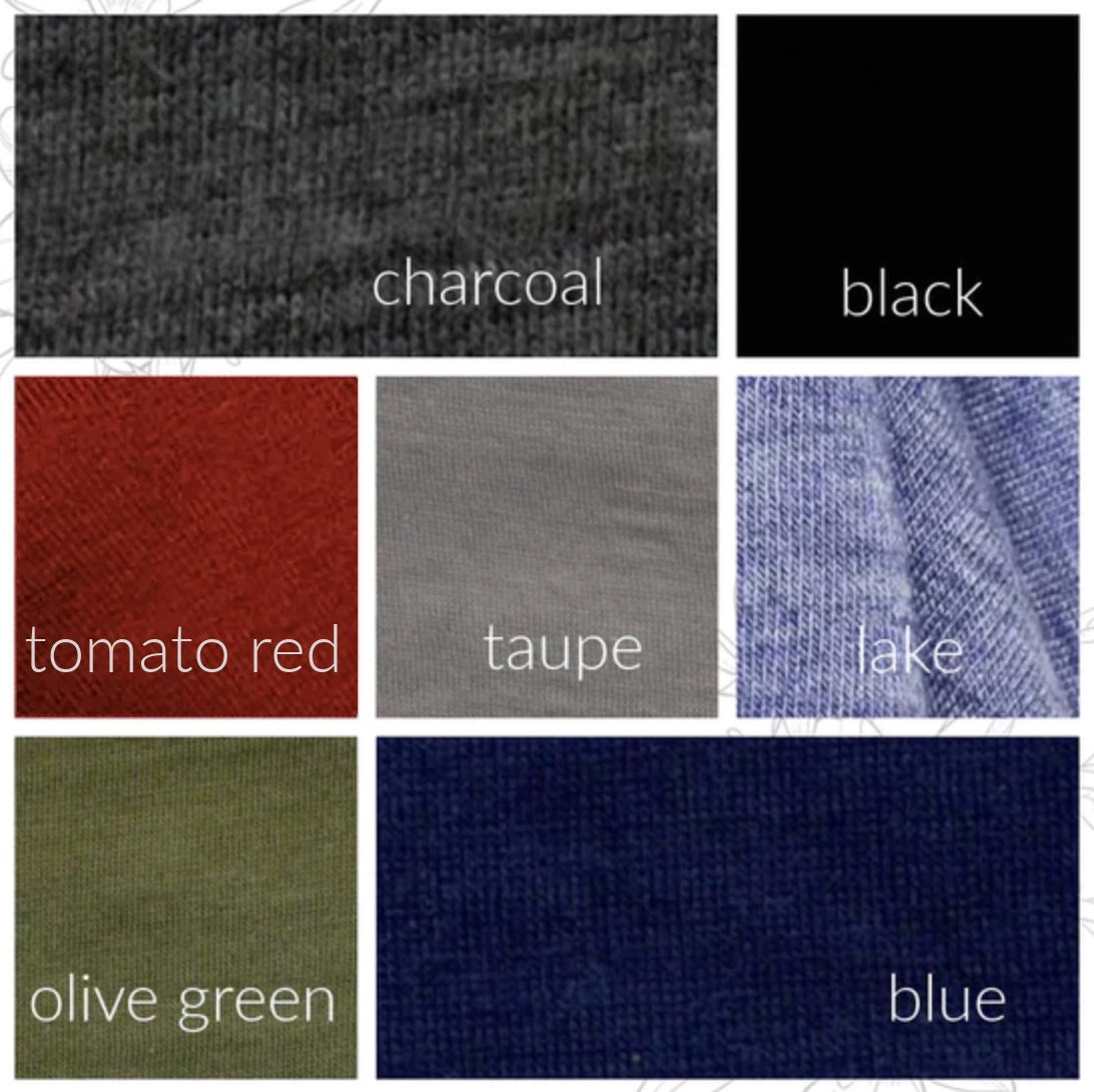 Peplum top - organic cotton or wool jersey