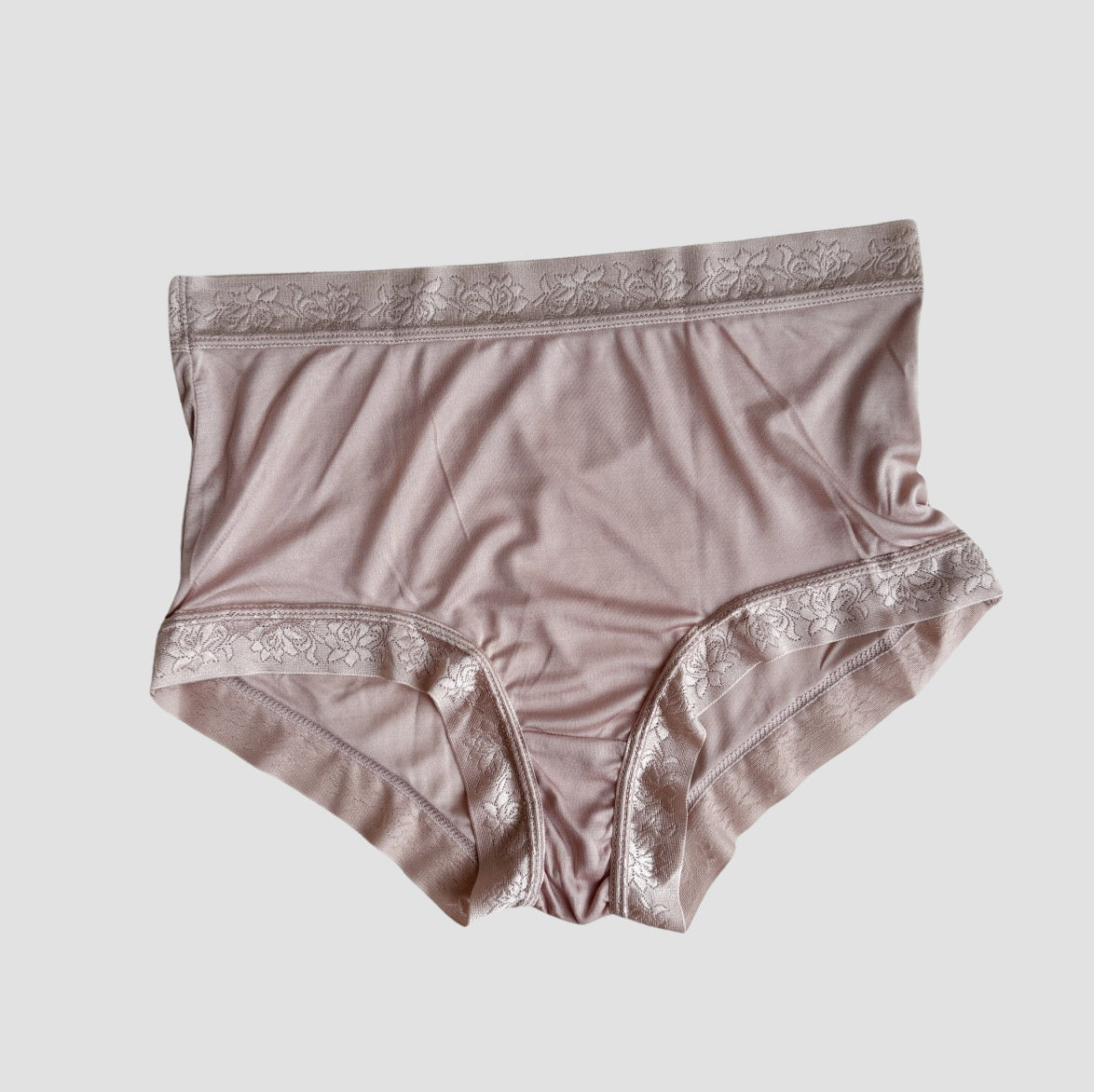 mauve silk underwear