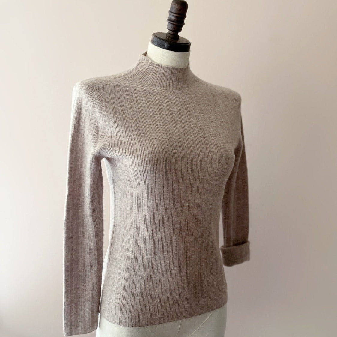 natural cashmere sweater top