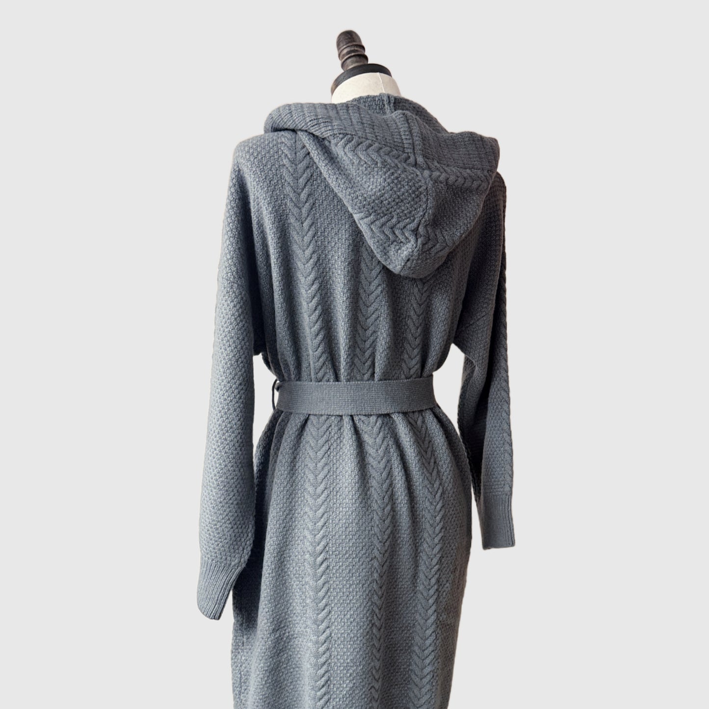 Merino wool hooded cardigan | 5 Colors | Women’s wool knitwear