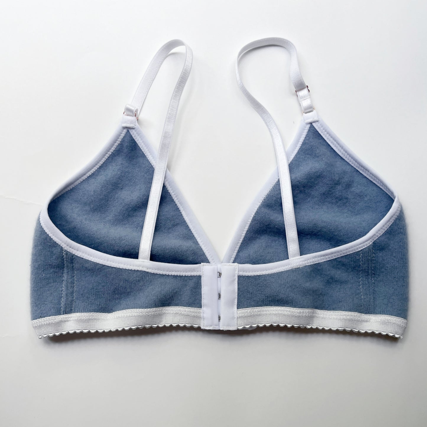SHop Blue Cashmere bra size Medium/Large | Ready to ship cashmere lingerie