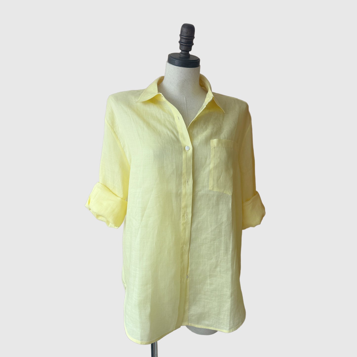 Women's Linen Button Down Shirt | Relaxed fit linen shirt