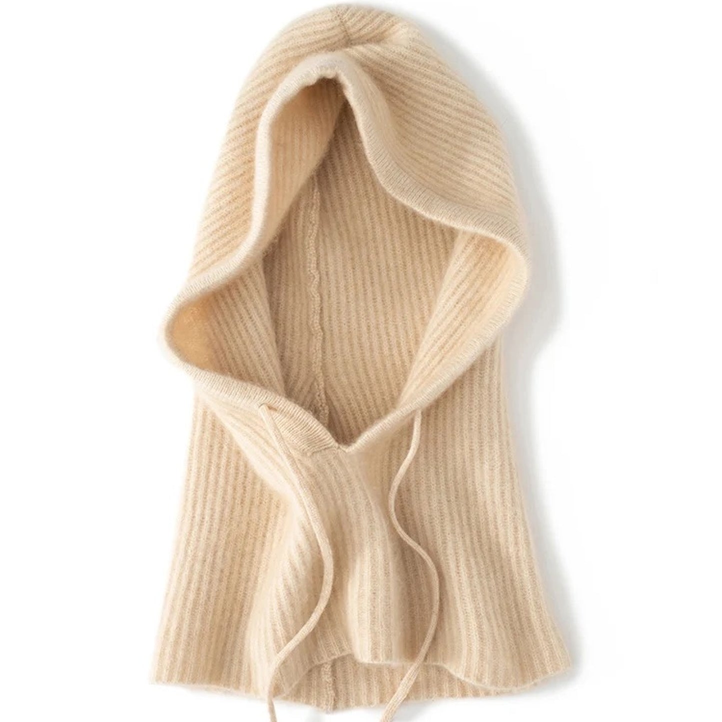 Cashmere Hooded Neck warmer scarf | Cashmere hats and neck warmers by Econica