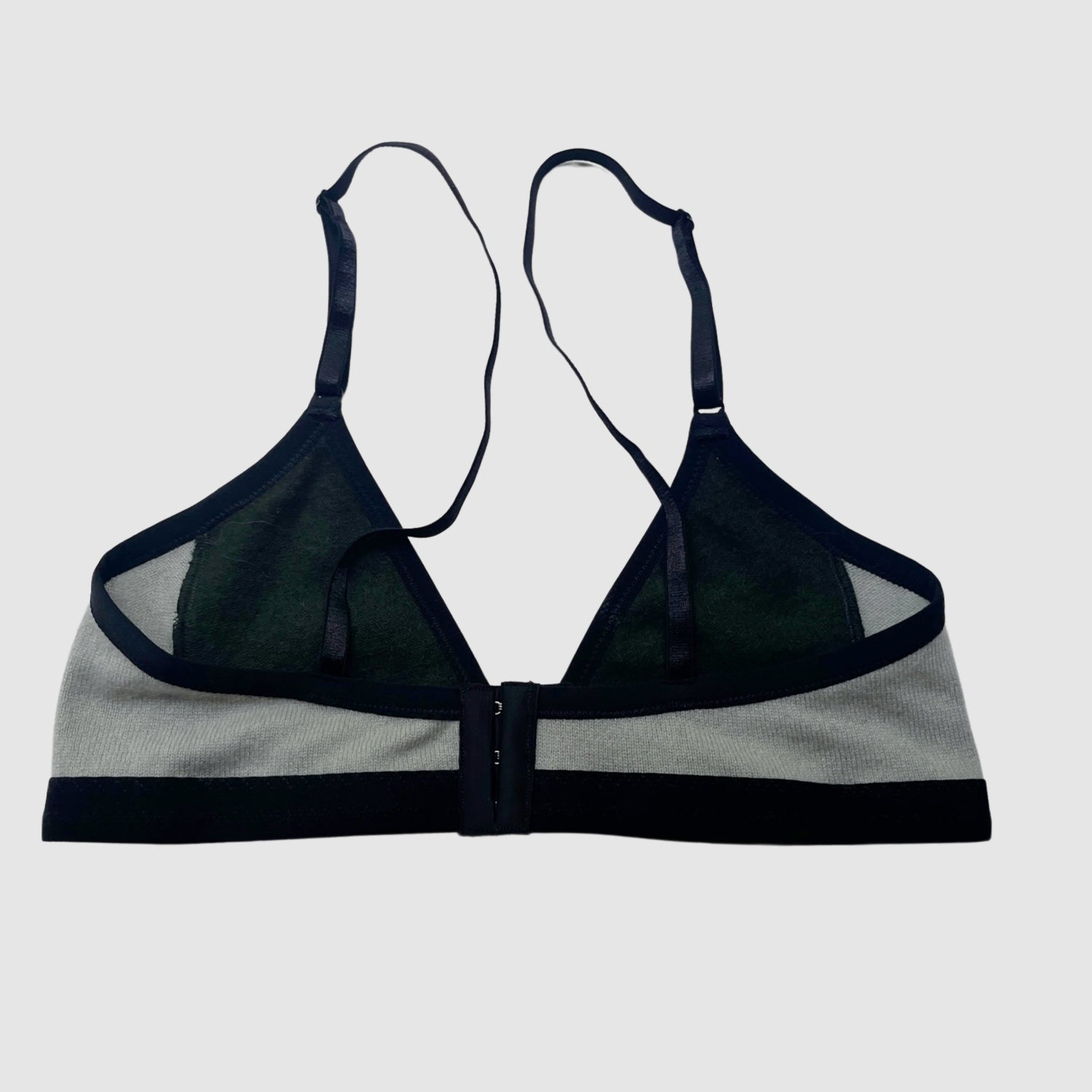 shop Green Cashmere bra size Small/Medium | Ready to ship cashmere lingerie 