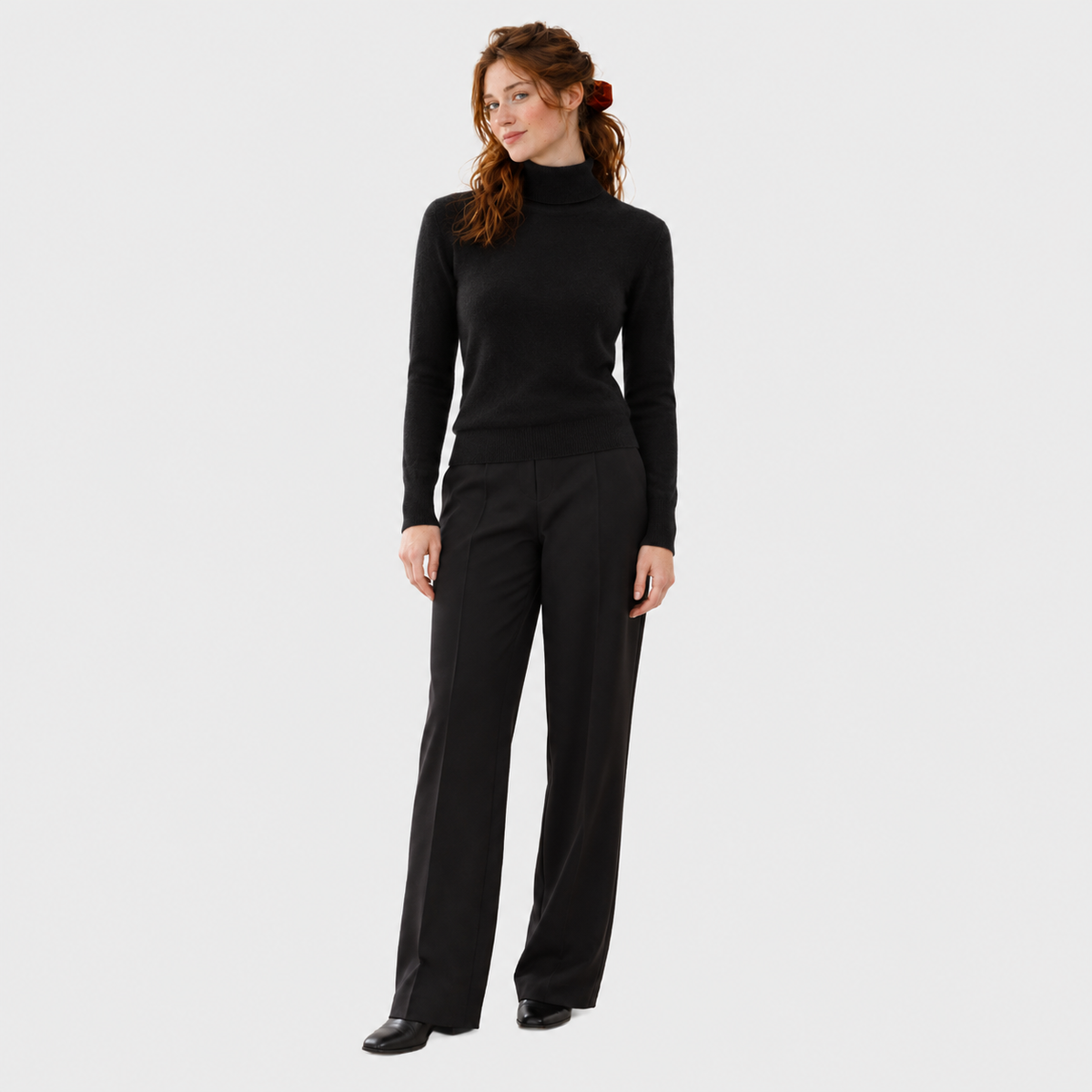 100% Pure Cashmere Turtleneck Sweater