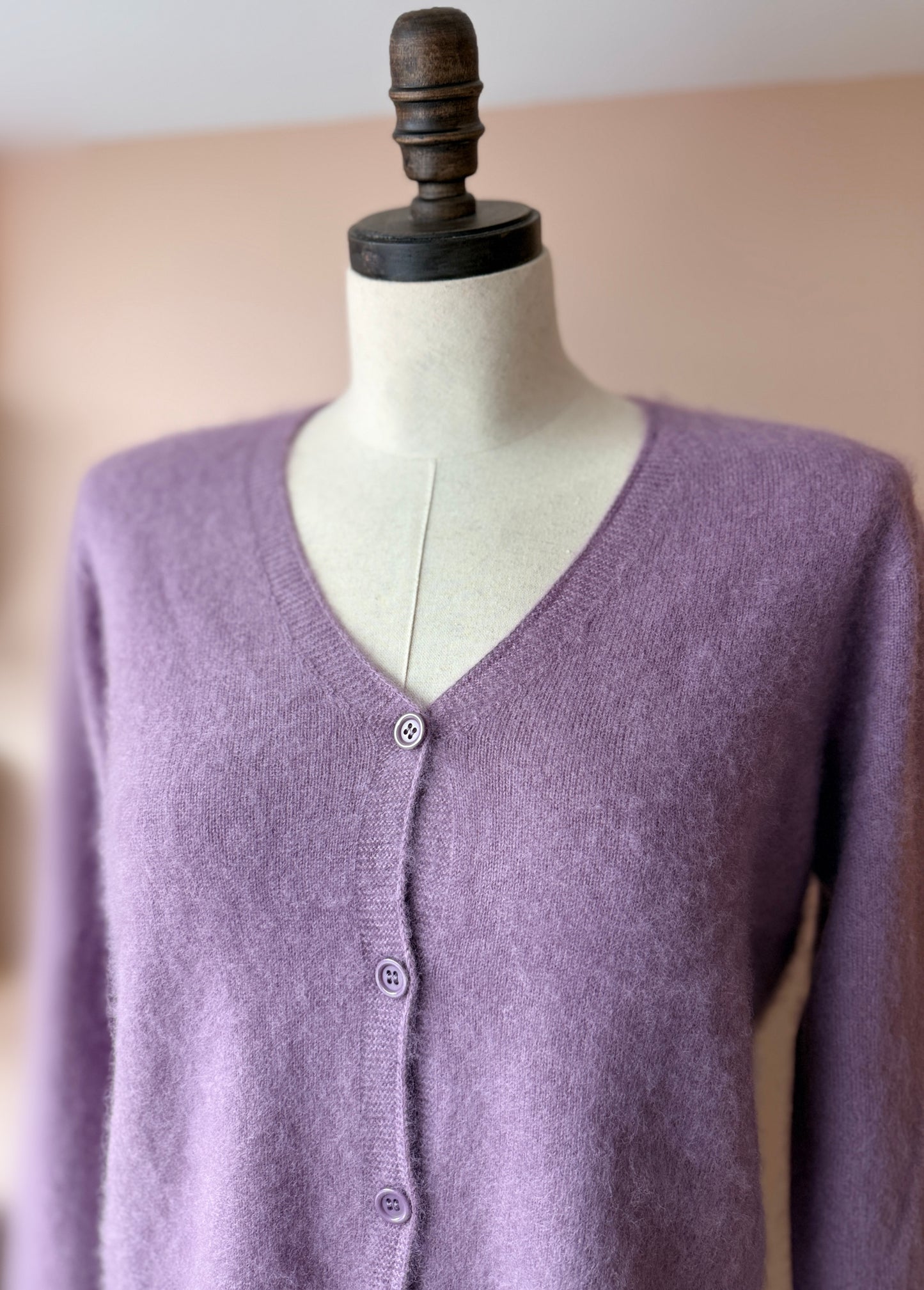 Brushed cashmere cardigan | 11 Colors