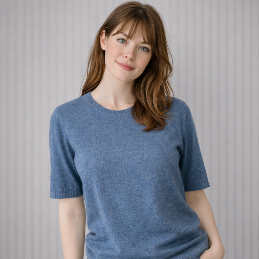 Merino wool short sleeve top | 10 Colors | Women’s merino knitwear