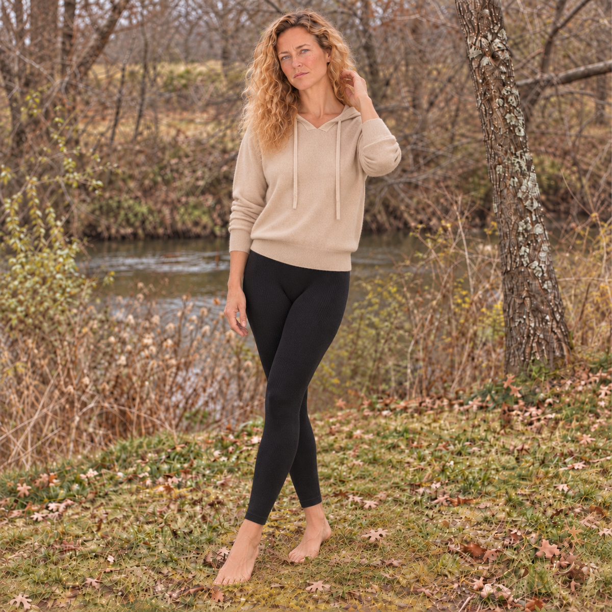 Cashmere hooded sweater | 14 Colors