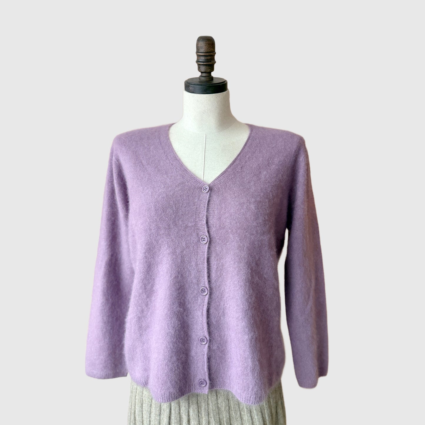 Brushed cashmere cardigan | 11 Colors