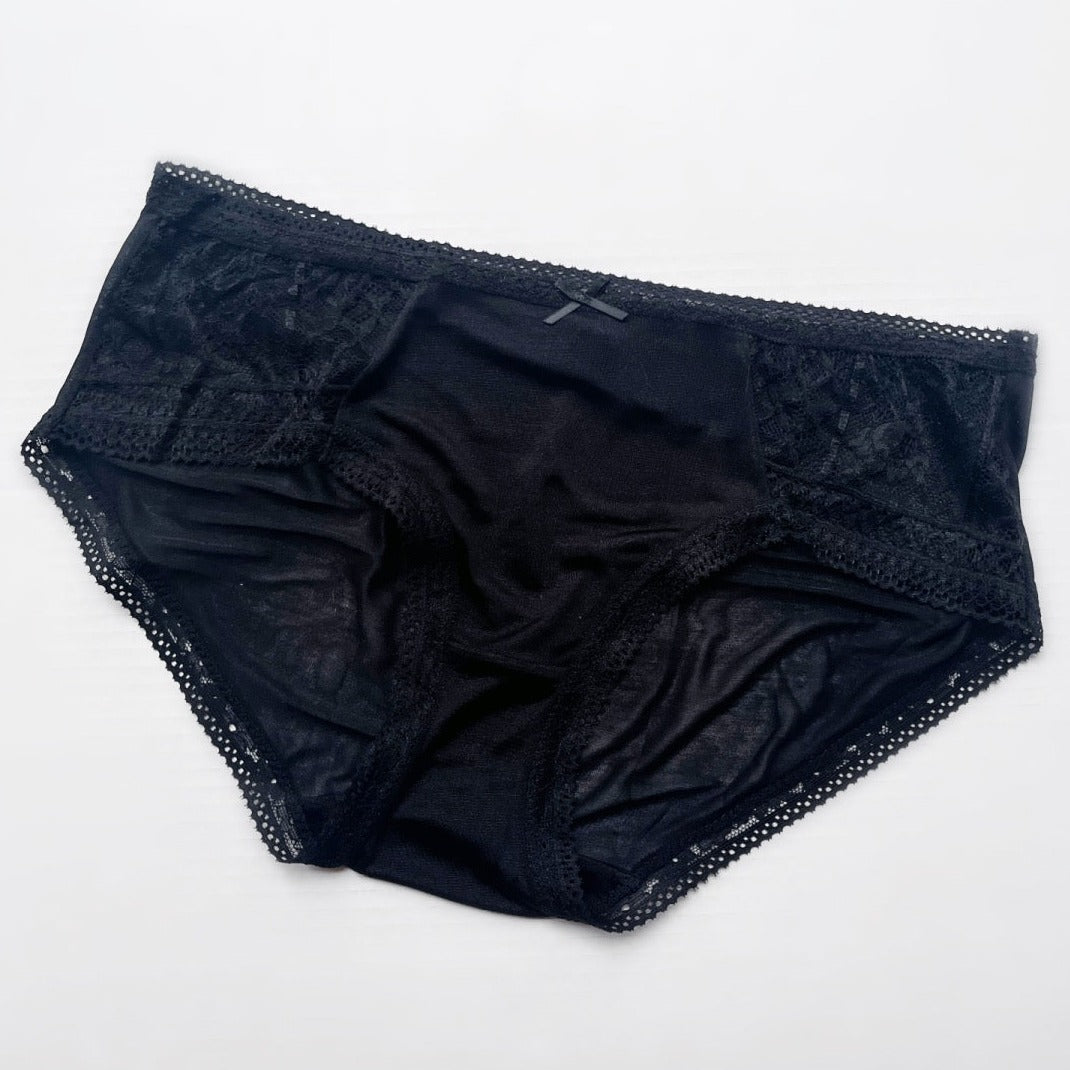 Silk knit underwear brief for women