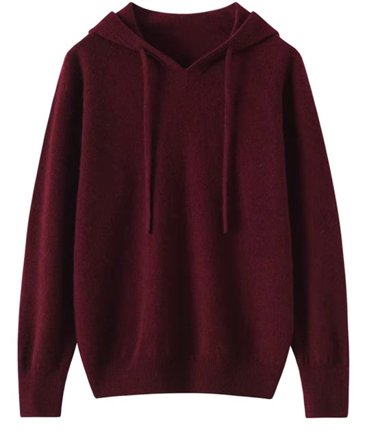 Pure Cashmere hoodie sweater | 14 Colors