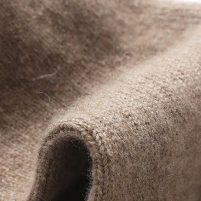 Close-up of beige fabric texture