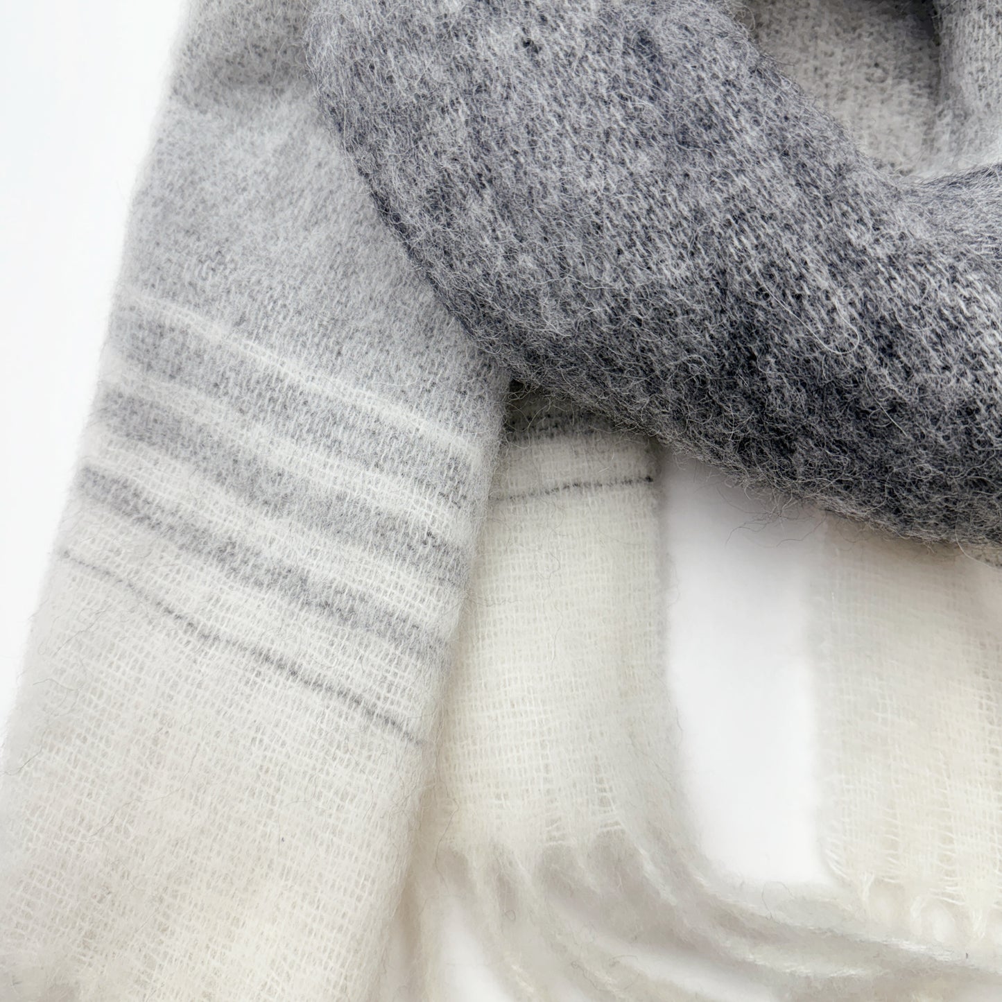 Long Alpaca Wool scarf | One-of-a-kind oversized winter scarf