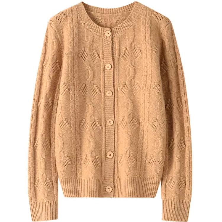 Vintage style merino wool cardigan | 5 Colors | Women’s knitwear