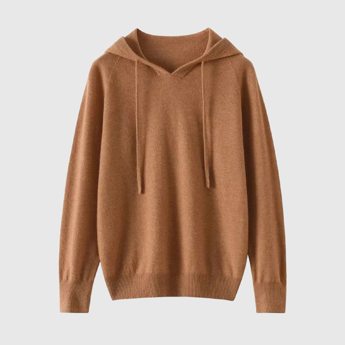 100% Cashmere knit hooded top | 14 Colors