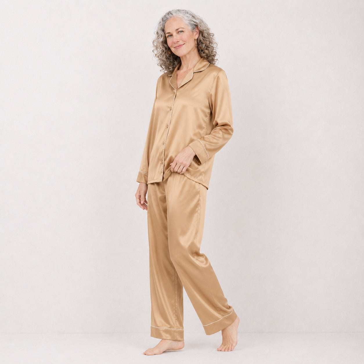 Natural Silk PJs Set | 10 Colors | 100% silk sleepwear