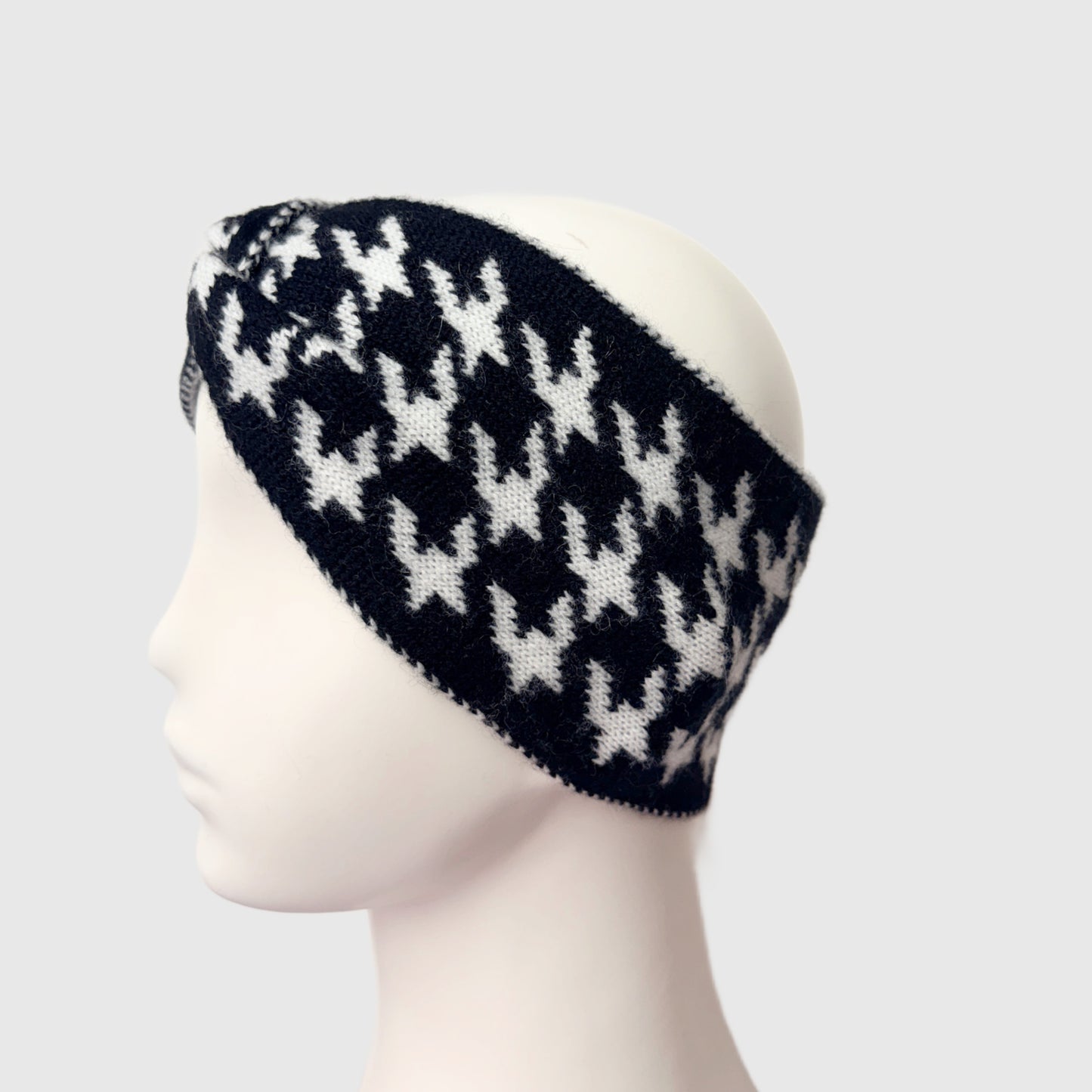 Cashmere double knit twisted headband | Cashmere accessories by Econica