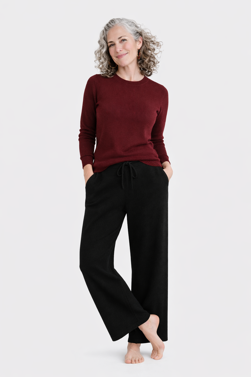 Classic Merino Wool Pants with Pockets | 6 Colors | Women’s knitwear