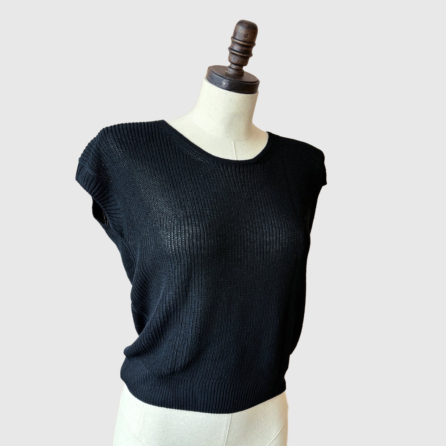 Linen summer top with slouchy shoulders | 6 Colors | Women’s linen knitwear