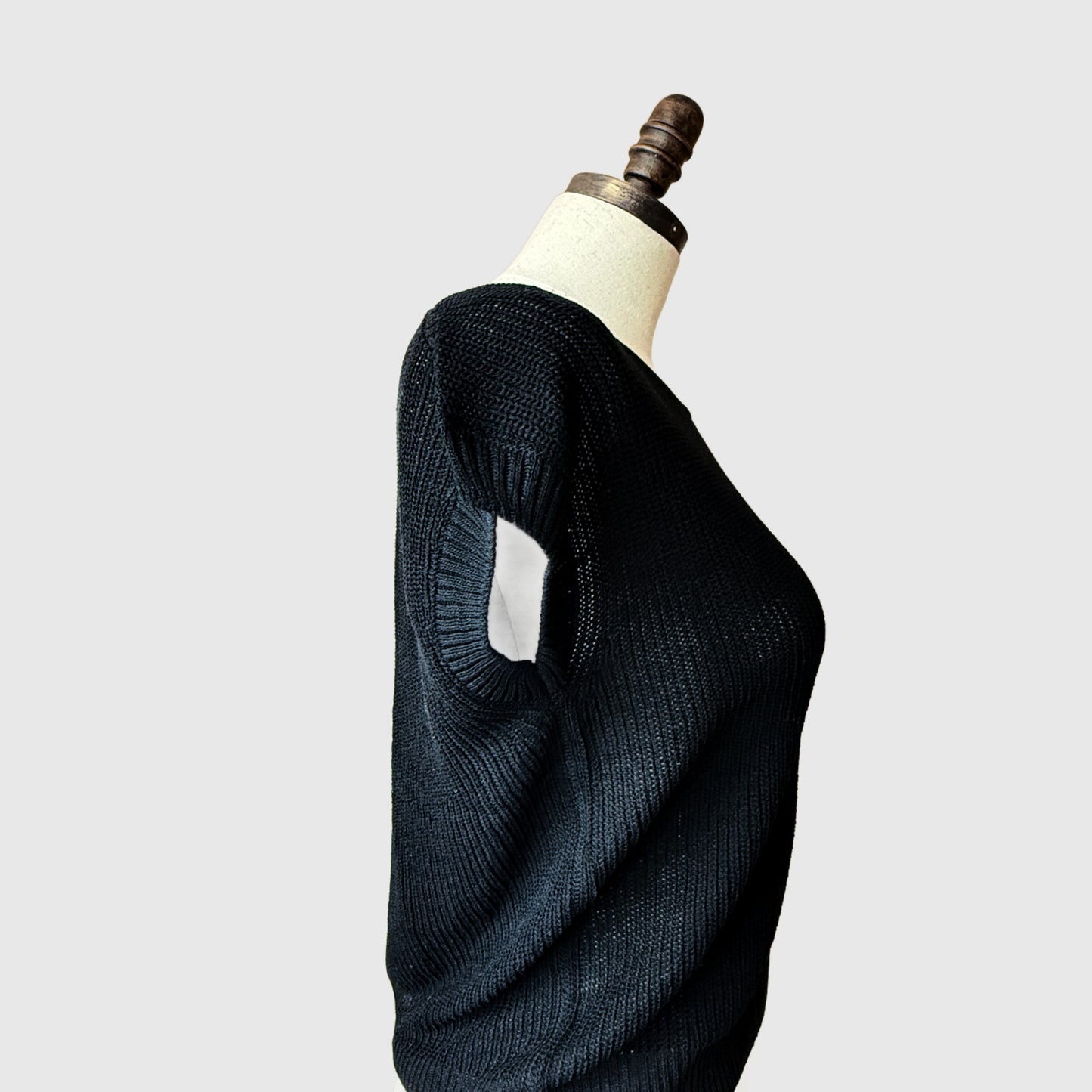 Linen summer top with slouchy shoulders | 6 Colors | Women’s linen knitwear