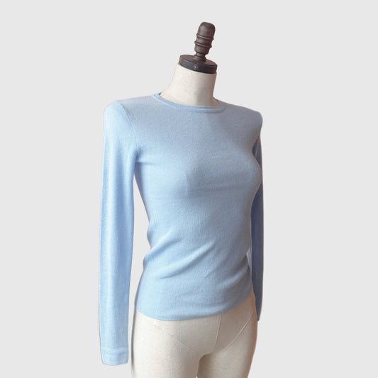 Thin merino base layer fitted top | 10 Colors | Merino wool knitwear