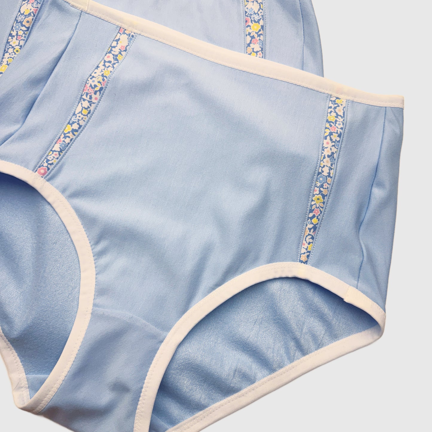 Set of 2 Custom-made Organic cotton French brief | Handmade in Canada Natural underwear